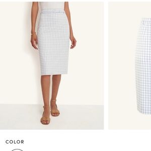 NWT Ann Taylor size 6 gingnam belted pencil skirt